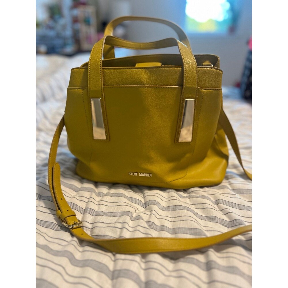 Chartreuse / Mustard Yellow Steve Madden Purse